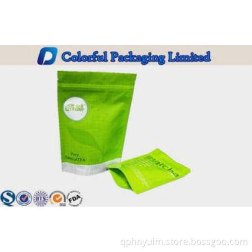 meat frozen / food resealed Plastic Stand up Pouch with tea